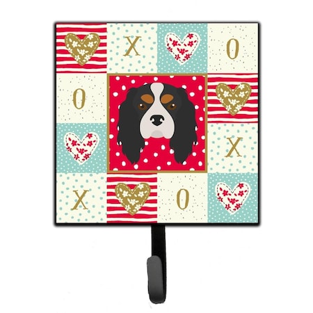 Carolines Treasures 4.25 x 1 x 7 in. Cavalier King Charles Spaniel Love Leash or Key Holder CK5189SH4